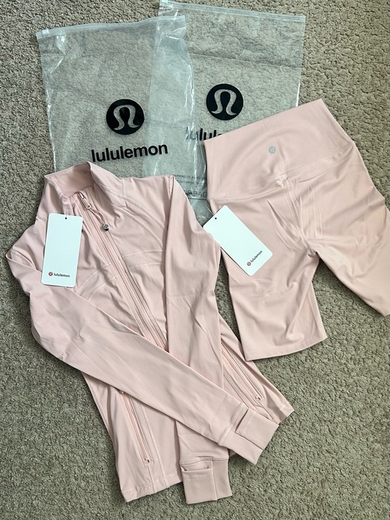 lululemon athletica Jackets & Blazers - lululemon pink set